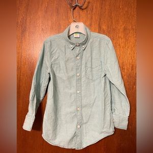Size Small Boys Button Down light bluish green